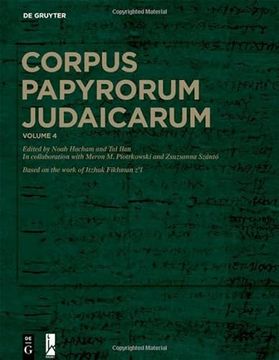 portada Corpus Papyrorum Judaicarum Volume 4 (in English)