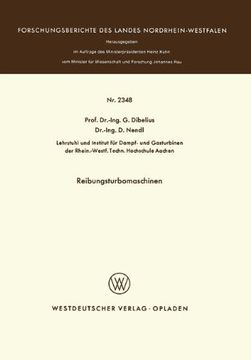 portada Reibungsturbomaschinen (Forschungsberichte des Landes Nordrhein-Westfalen) (German Edition)