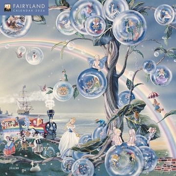portada Fairyland by Jean & ron Henry Wall Calendar 2024 (Art Calendar) 