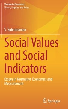 portada Social Values and Social Indicators: Essays in Normative Economics and Measurement (en Inglés)