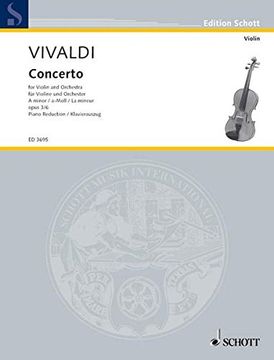 portada L'estro Armonico op3 no6 Concerto Grosso in a Minor Violin and Piano Rv356 [Soft Cover ]
