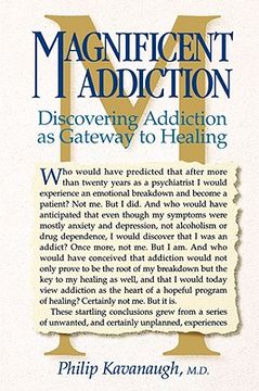 portada magnificent addiction: discovering addiction as gateway to healing (en Inglés)