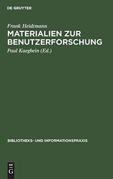 portada Materialien zur Benutzerforschung (in German)