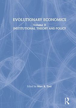 portada Evolutionary Economics: V. 2: Institutional Theory and Policy (en Inglés)