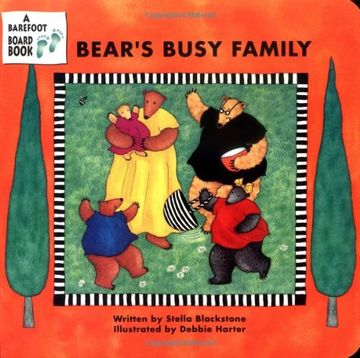 portada Bear's Busy Family (a Barefoot Board Book) (en Inglés)