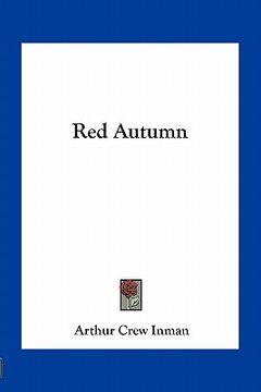 portada red autumn (en Inglés)