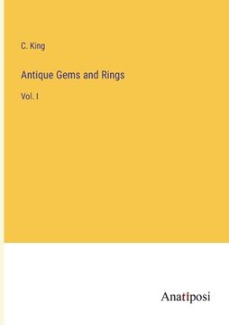 portada Antique Gems and Rings: Vol. I (en Inglés)