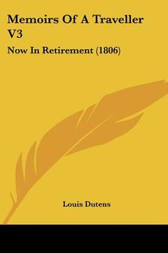 portada memoirs of a traveller v3: now in retirement (1806) (en Inglés)