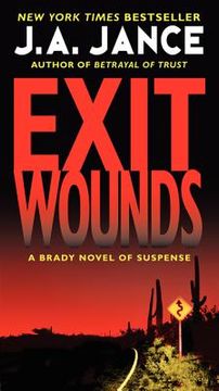 portada exit wounds: a brady novel of suspense (en Inglés)