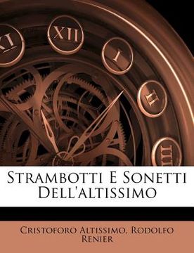 portada Strambotti E Sonetti Dell'altissimo (en Italiano)