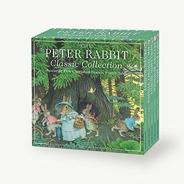 portada The Peter Rabbit Classic Collection: A Board Book box set Including Peter Rabbit, Jeremy Fisher, Benjamin Bunny, two bad Mice, and Flopsy Bunnies (Beatrix Potter Collection) (en Inglés)