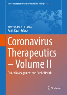 portada Coronavirus Therapeutics - Volume II: Clinical Management and Public Health (en Inglés)
