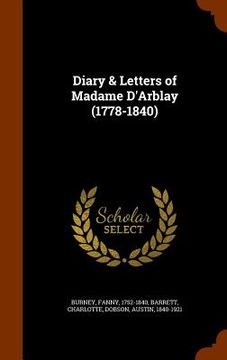 portada Diary & Letters of Madame D'Arblay (1778-1840) (in English)