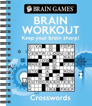 portada Brain Games - Brain Workout: Crossword (en Inglés)
