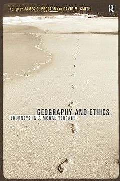 portada geography and ethics: journeys in a moral terrain (in English)