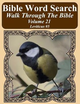 portada Bible Word Search Walk Through The Bible Volume 21: Leviticus #5 Extra Large Print (en Inglés)