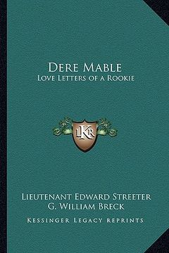 portada dere mable: love letters of a rookie (in English)