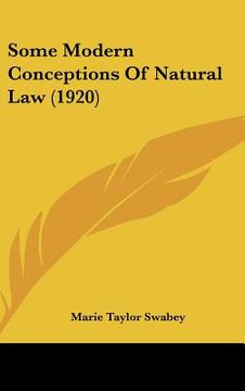 portada some modern conceptions of natural law (1920) (en Inglés)