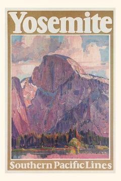 portada Vintage Journal Travel Poster for Yosemite National Park (en Inglés)