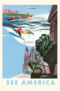 portada Vintage Journal Travel Poster: See America (en Inglés)