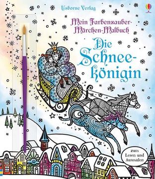 portada Mein Farbenzauber-Märchen-Malbuch: Die Schneekönigin (en Alemán)