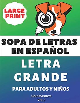 portada Sopa de Letras en Español Letra Grande Para Adultos y Niños (Vol. 3): Large Print Spanish Word Search Puzzle for Adults and Kids