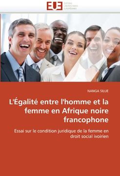 portada L'Egalite Entre L'Homme Et La Femme En Afrique Noire Francophone