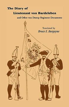 portada the diary of lieutenant von bardeleben and other von donop regiment (en Inglés)