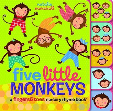 portada Five Little Monkeys: A Fingers & Toes Nursery Rhyme Book