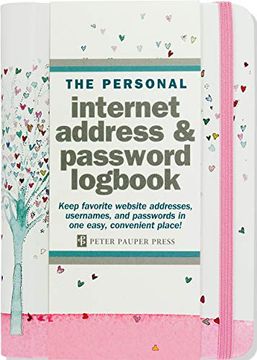 portada Tree of Hearts Internet Address & Password Logbook (en Inglés)