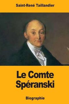 portada Le Comte Spéranski (en Francés)