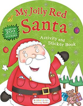 portada My Jolly Red Santa Activity and Sticker Book (en Inglés)