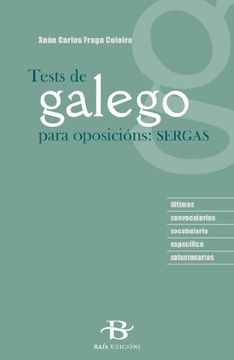 portada Tests de galego para oposicións: SERGAS (Manuais de galego e dicionarios)