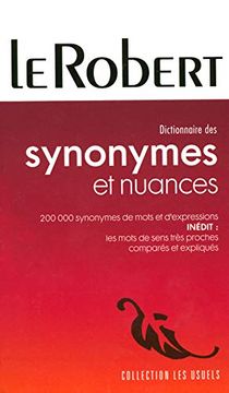 portada Dictionnaire des Synonymes et Nuances - Poche (Usuels - pb)