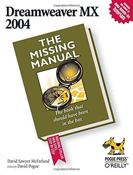 portada Dreamweaver mx 2004: The Missing Manual (in English)