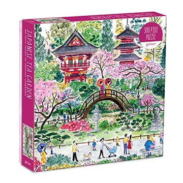 portada Michael Storrings Japanese tea Garden 300 Piece Puzzle (en Inglés)
