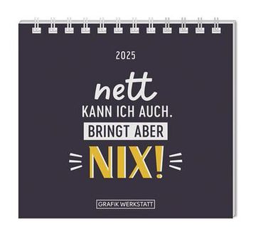 portada Mini-Kalender 2025 Nett Kann ich Auch: Mini-Kalender