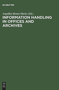 portada Information Handling in Offices and Archives (en Inglés)