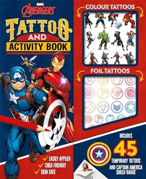 portada Marvel Avengers: Tattoo and Activity Book (en Inglés)