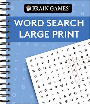 portada Brain Games Large Print Word Search (en Inglés)