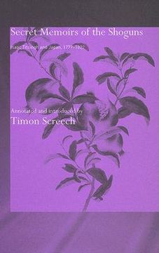 portada secret memoirs of the shoguns: isaac titsingh and japan, 1779-1822 (en Inglés)
