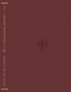 portada organic syntheses, volume 84