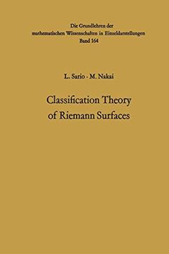 portada Classification Theory of Riemann Surfaces: 164 (Grundlehren der Mathematischen Wissenschaften) 