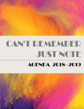 portada Agenda 2018-2019: September 2018 to December 2019, 8.5"x11" sized, 115 Pages (en Inglés)