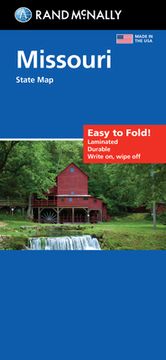 portada Rand McNally Easy to Fold: Missouri State Laminated Map (en Inglés)