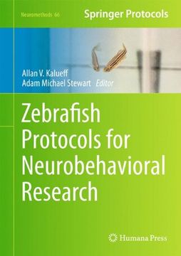 portada zebrafish protocols for neurobehavioral research