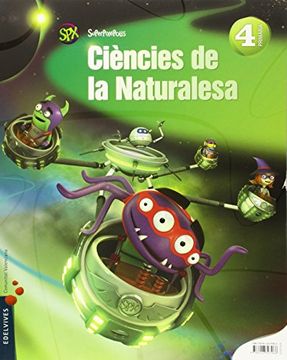 portada Ciencias de la Naturalesa 4º Primaria (valenciano) (Superpixépolis)