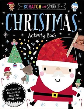 portada Scratch and Sparkle Christmas Activity Book (en Inglés)