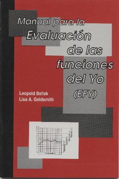 portada Manual Para La Evaluacion De Las Funciones Del Yo Equipo Completo (efy) equipo completo (42-1,2)