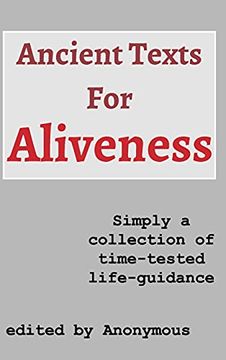 portada Ancient Texts for Aliveness - First Edition (en Inglés)